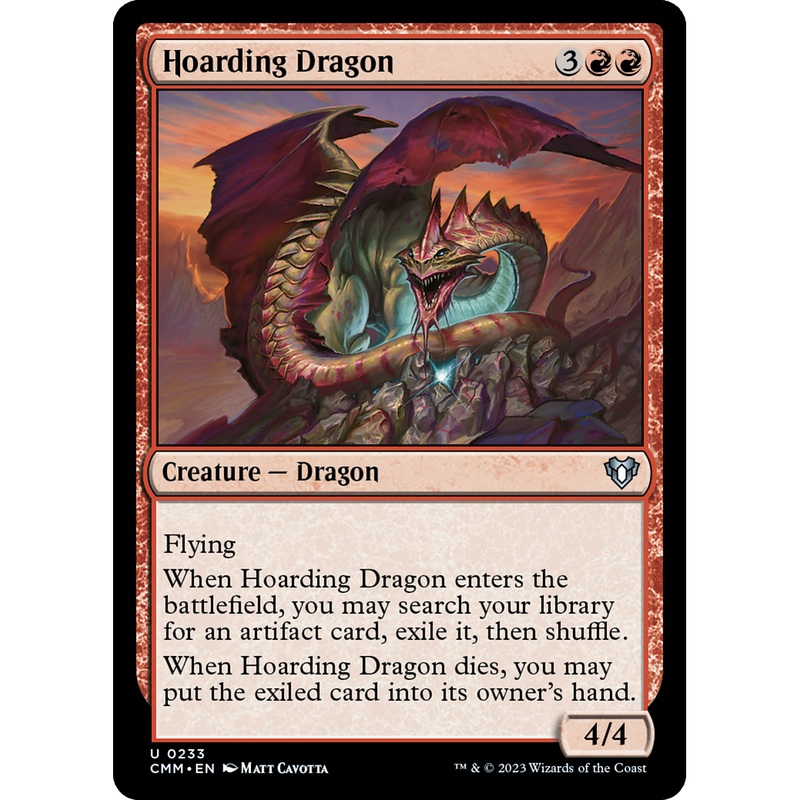 Hoarding Dragon (CMM-233) - Commander Masters Foil