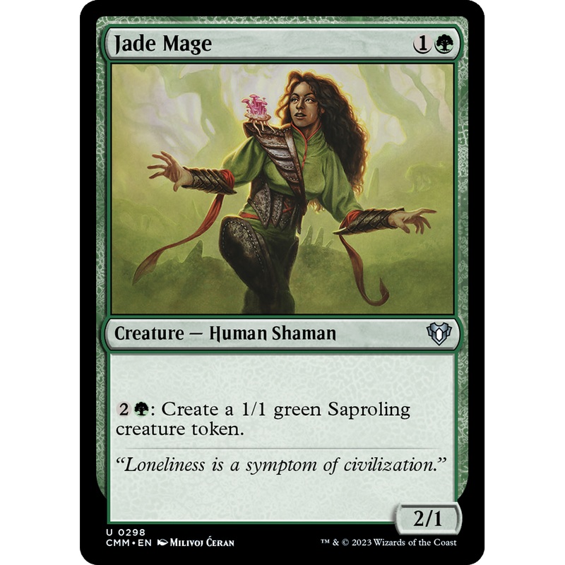 Jade Mage (CMM-298) - Commander Masters