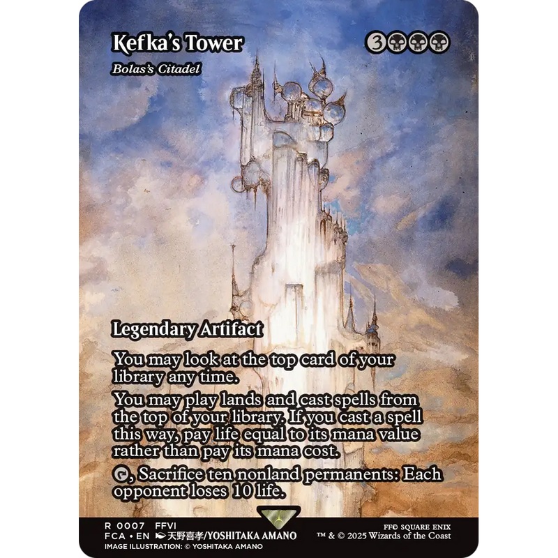 Kefka's Tower - Bolas's Citadel (Showcase) (FCA-007) - FINAL FANTASY: Through the Ages / Kefka's Tower (Borderless) Foil