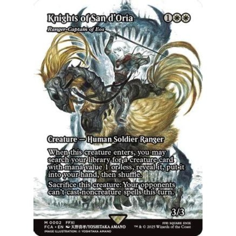 Knights of San d'Oria - Ranger-Captain of Eos (Showcase) (FCA-002) - FINAL FANTASY: Through the Ages