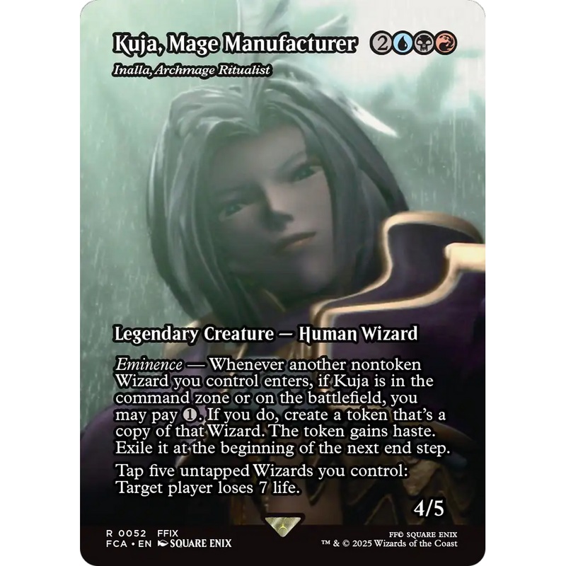 Kuja, Mage Manufacturer - Inalla, Archmage Ritualist (Showcase) (FCA-052) - FINAL FANTASY: Through the Ages / Kuja, Mage Manufacturer (Borderless)