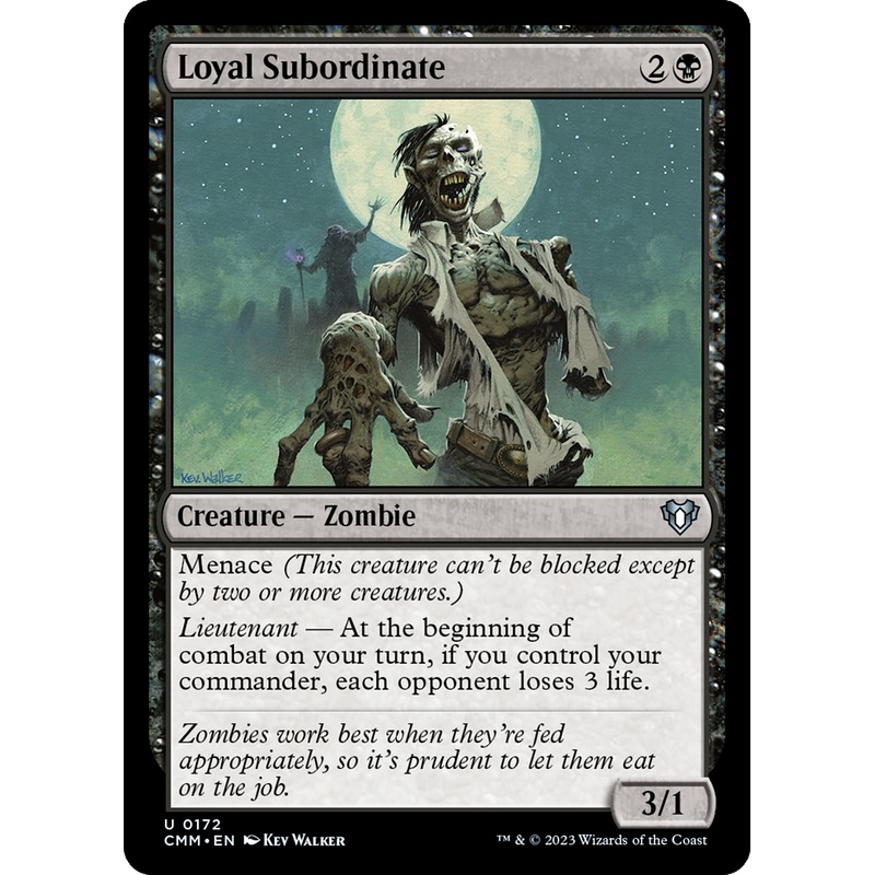 Loyal Subordinate (CMM-172) - Commander Masters