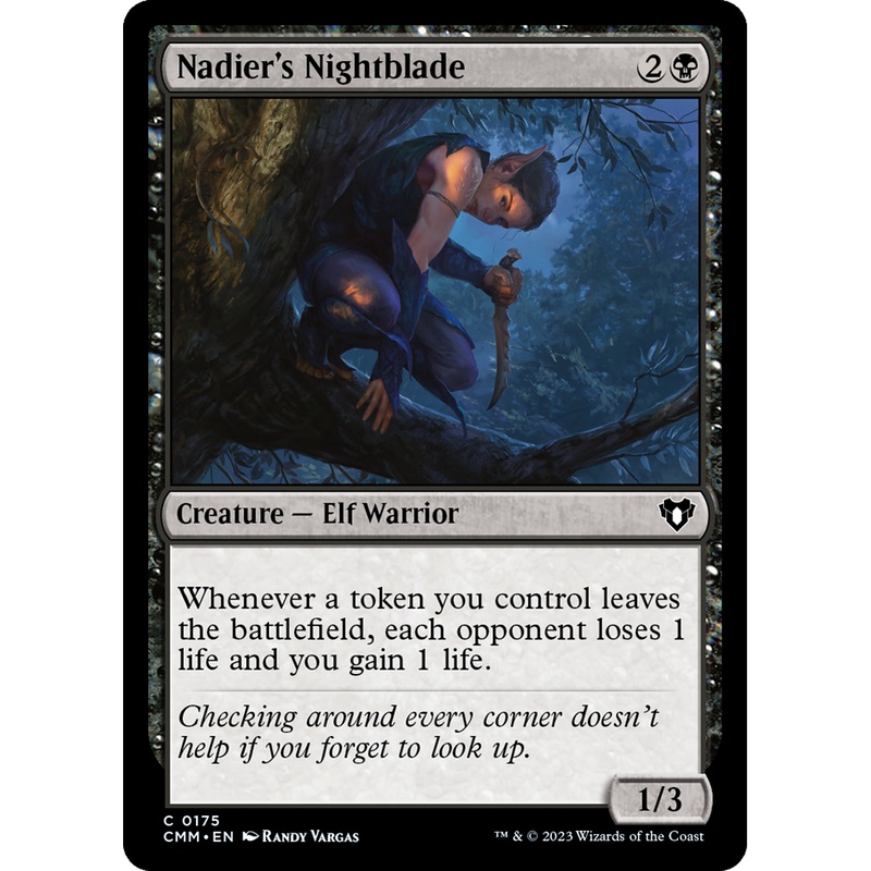 Nadier's Nightblade (CMM-175) - Commander Masters