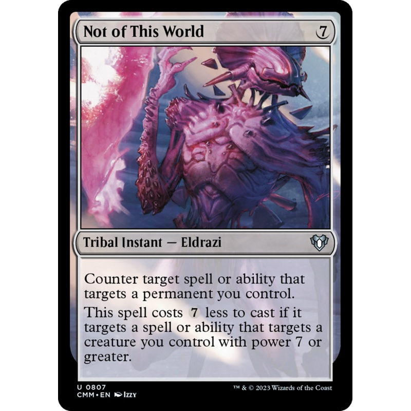 Not of This World (CMM-807) - Commander Masters