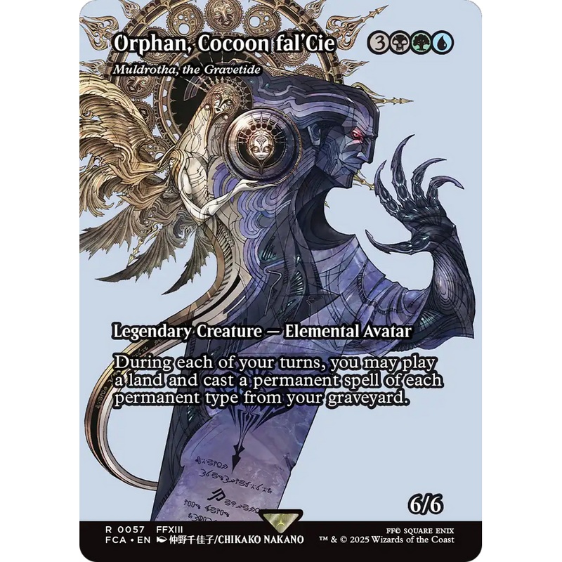 Orphan, Cocoon fal'Cie - Muldrotha, the Gravetide (Showcase) (FCA-057) - FINAL FANTASY: Through the Ages / Orphan, Cocoon fal'Cie (Borderless) Foil