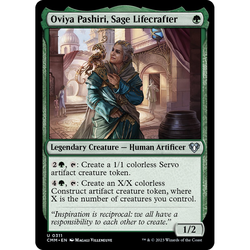Oviya Pashiri, Sage Lifecrafter (CMM-311) - Commander Masters