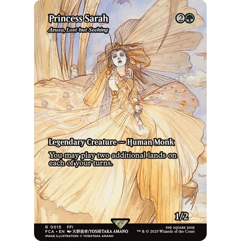 Princess Sarah - Azusa, Lost but Seeking (Showcase) (FCA-015) - FINAL FANTASY: Through the Ages / Princess Sarah (Borderless)