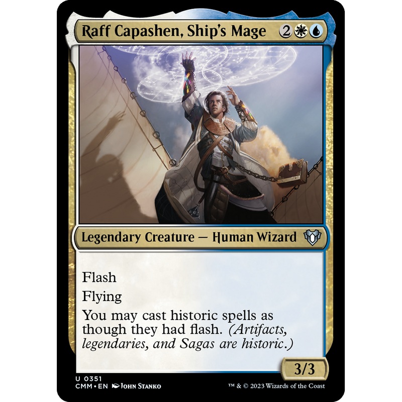 Raff Capashen, Ship's Mage (CMM-351) - Commander Masters