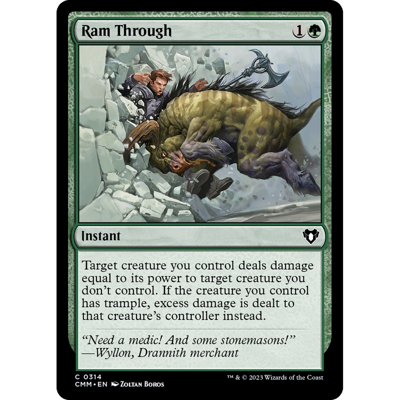 Ram Through (CMM-314) - Commander Masters Foil