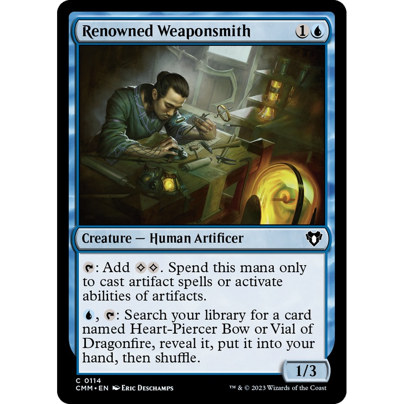Renowned Weaponsmith (CMM-114) - Commander Masters