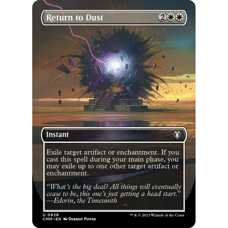 Return to Dust (CMM-628) - Commander Masters (Borderless) Foil