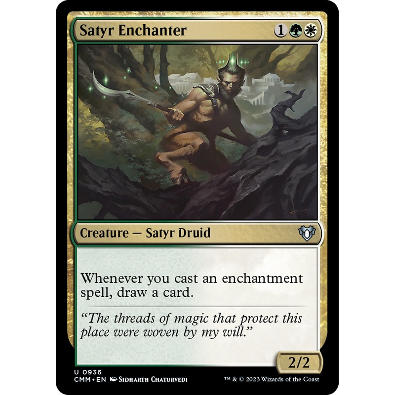 Satyr Enchanter (CMM-936) - Commander Masters