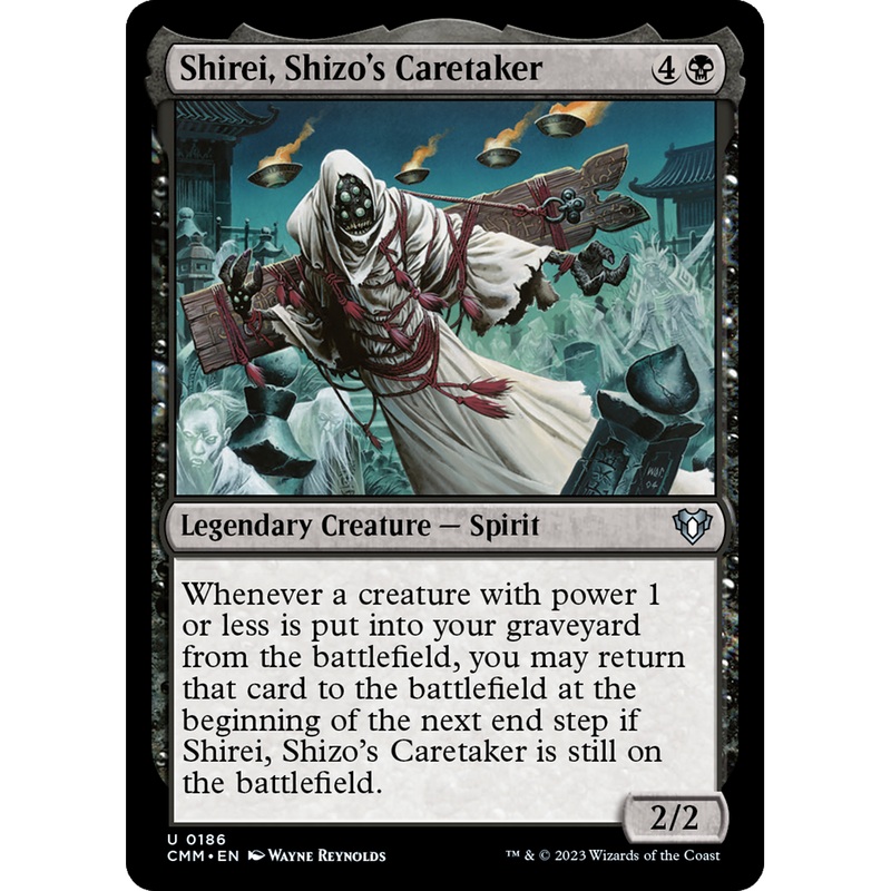 Shirei, Shizo's Caretaker (CMM-186) - Commander Masters Foil
