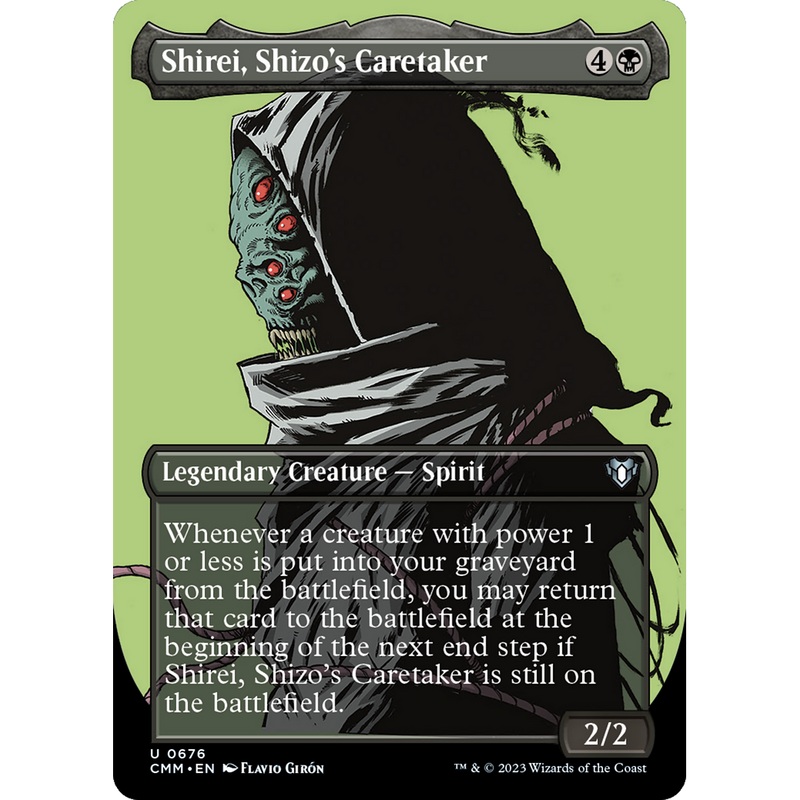 Shirei, Shizo's Caretaker (CMM-676) - Commander Masters (Borderless)