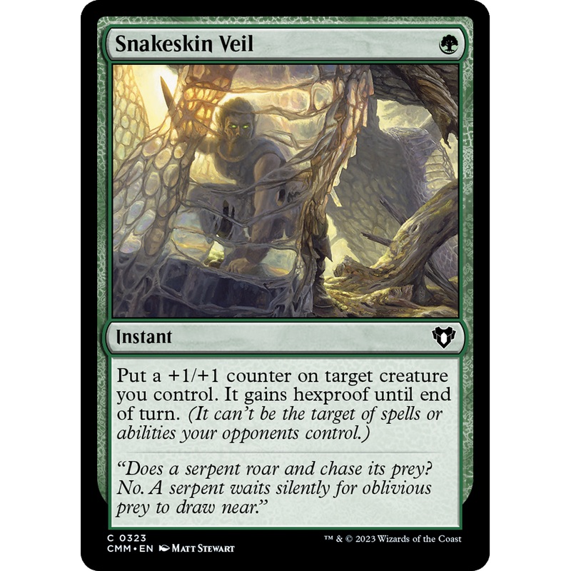 Snakeskin Veil (CMM-323) - Commander Masters