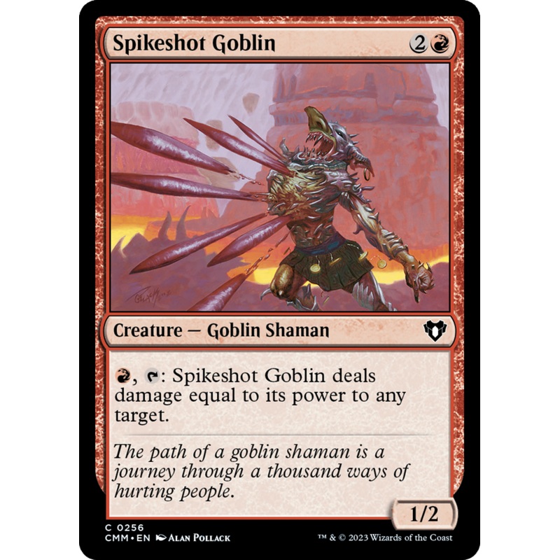 Spikeshot Goblin (CMM-256) - Commander Masters