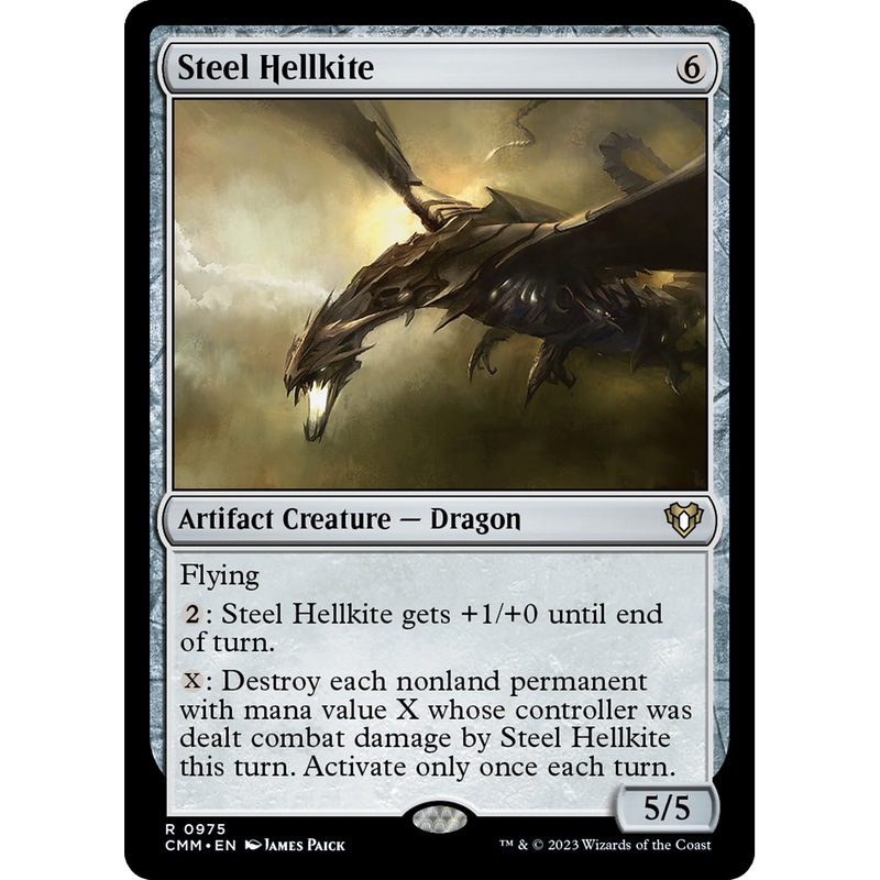 Steel Hellkite (CMM-975) - Commander Masters