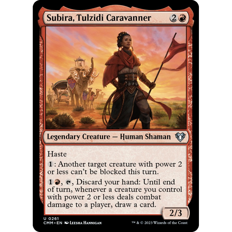 Subira, Tulzidi Caravanner (CMM-261) - Commander Masters