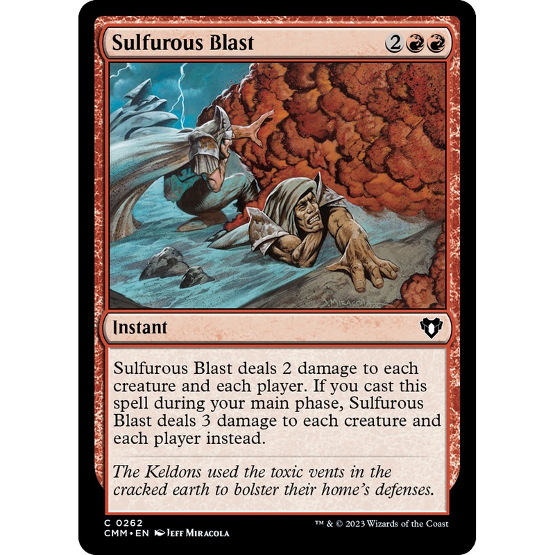 Sulfurous Blast (CMM-262) - Commander Masters