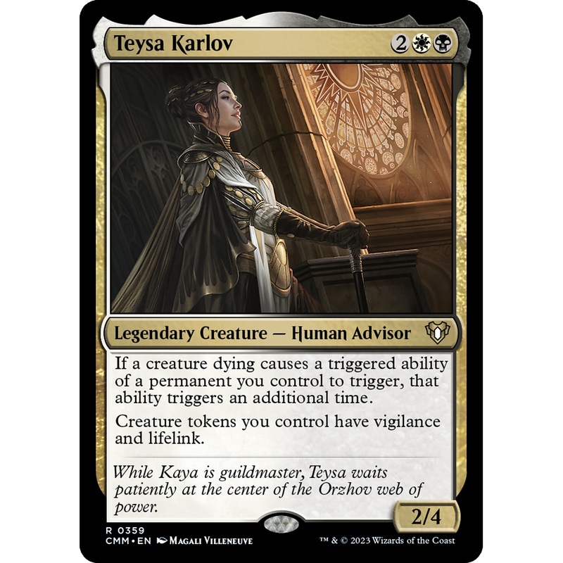 Teysa Karlov (CMM-359) - Commander Masters Foil