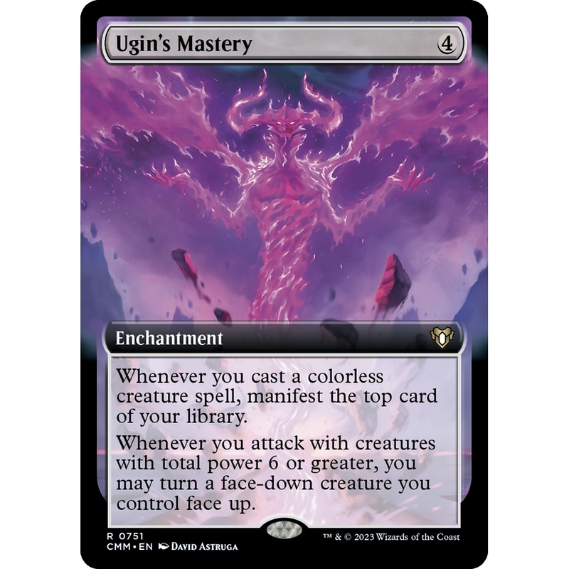 Ugin's Mastery (CMM-751) - Commander Masters: (Extended Art)