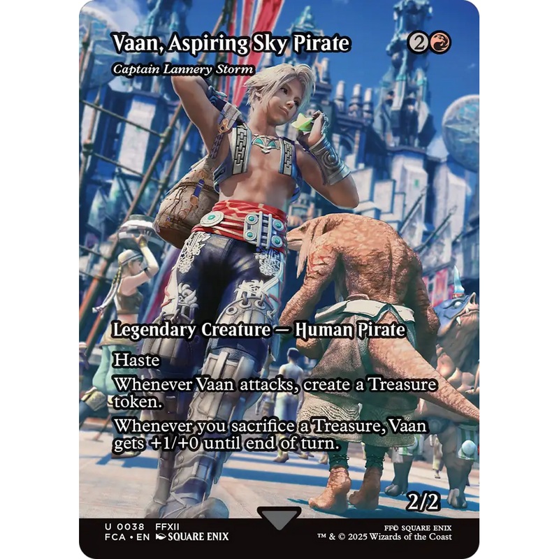 Vaan, Aspiring Sky Pirate - Captain Lannery Storm (Showcase) (FCA-038) - FINAL FANTASY: Through the Ages / Vaan, Aspiring Sky Pirate (Borderless)