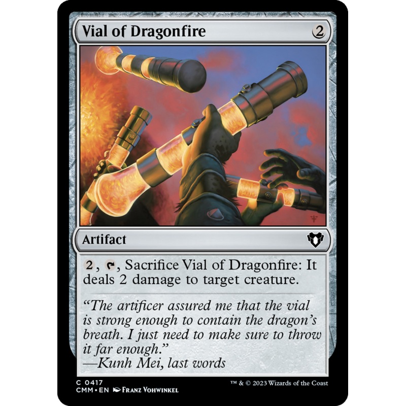 Vial of Dragonfire (CMM-417) - Commander Masters