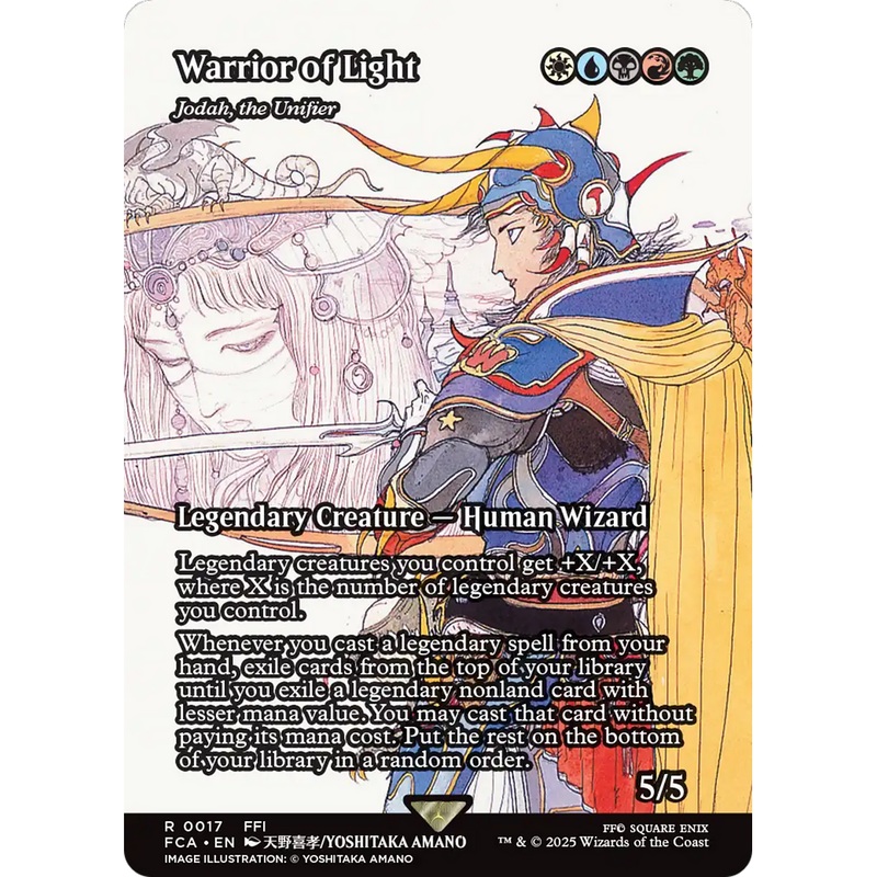 Warrior of Light - Jodah, the Unifier (Showcase) (FCA-017) - FINAL FANTASY: Through the Ages / Warrior of Light (Borderless)