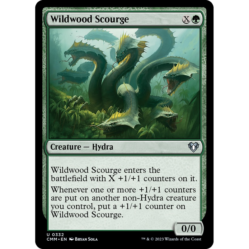 Wildwood Scourge (CMM-332) - Commander Masters Foil