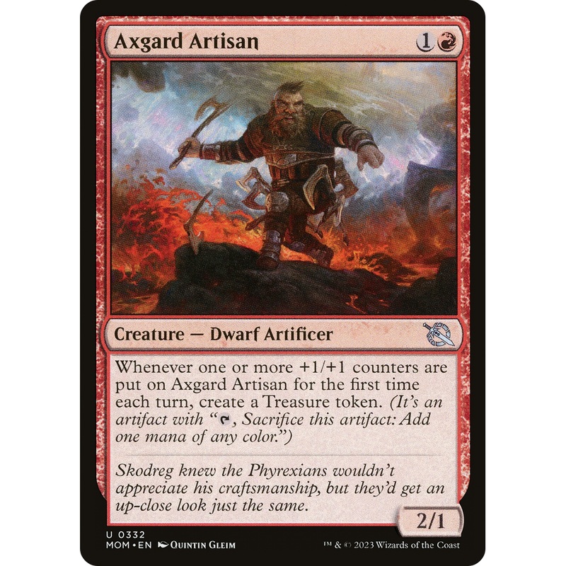 Axgard Artisan (MOM-332) - March of the Machine Foil