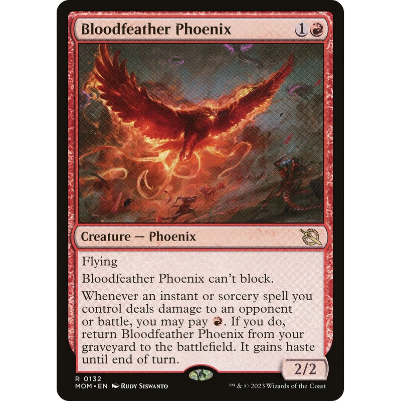 Bloodfeather Phoenix (MOM-132) - March of the Machine