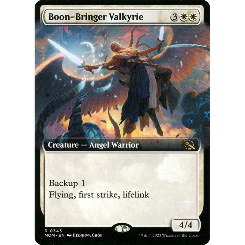 Boon-Bringer Valkyrie (MOM-343) - March of the Machine: (Extended Art)