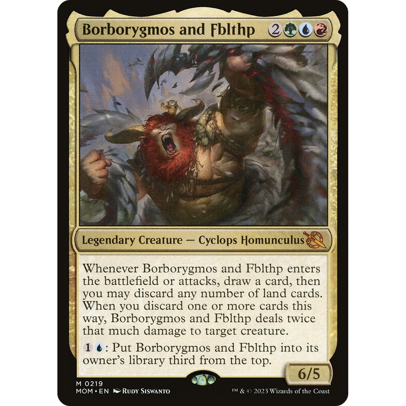 Borborygmos and Fblthp (MOM-219) - March of the Machine Foil