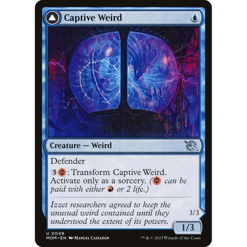 Captive Weird // Compleated Conjurer (MOM-049) - March of the Machine