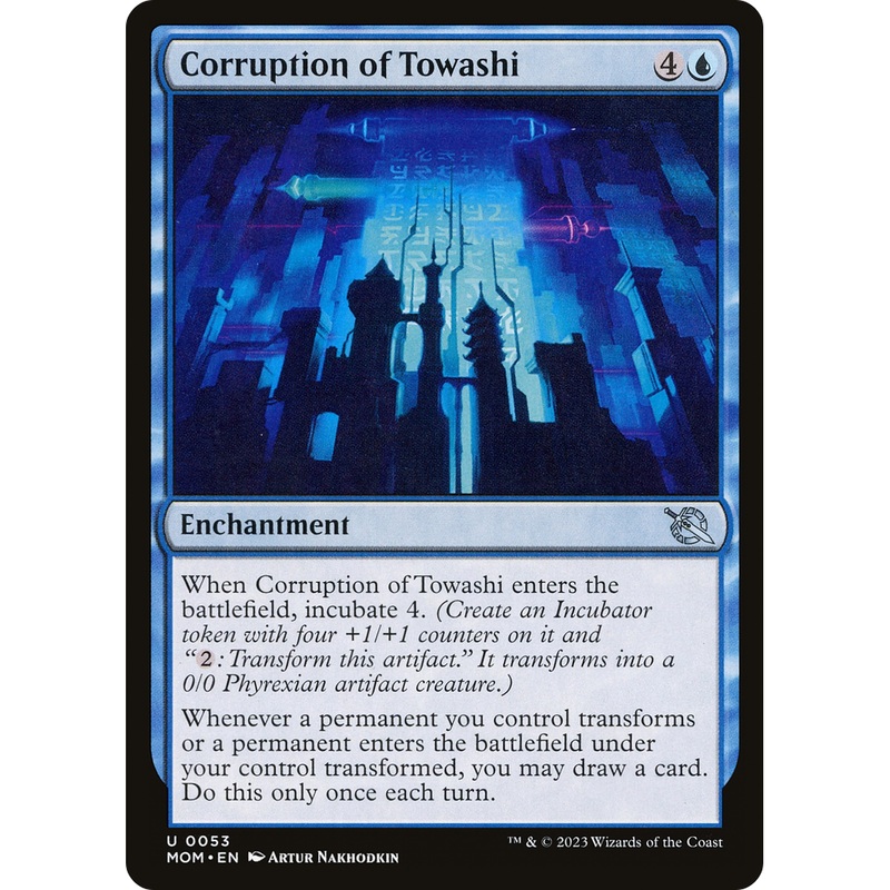 Corruption of Towashi (MOM-053) - March of the Machine Foil