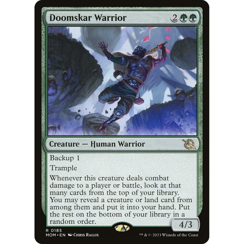 Doomskar Warrior (MOM-185) - March of the Machine