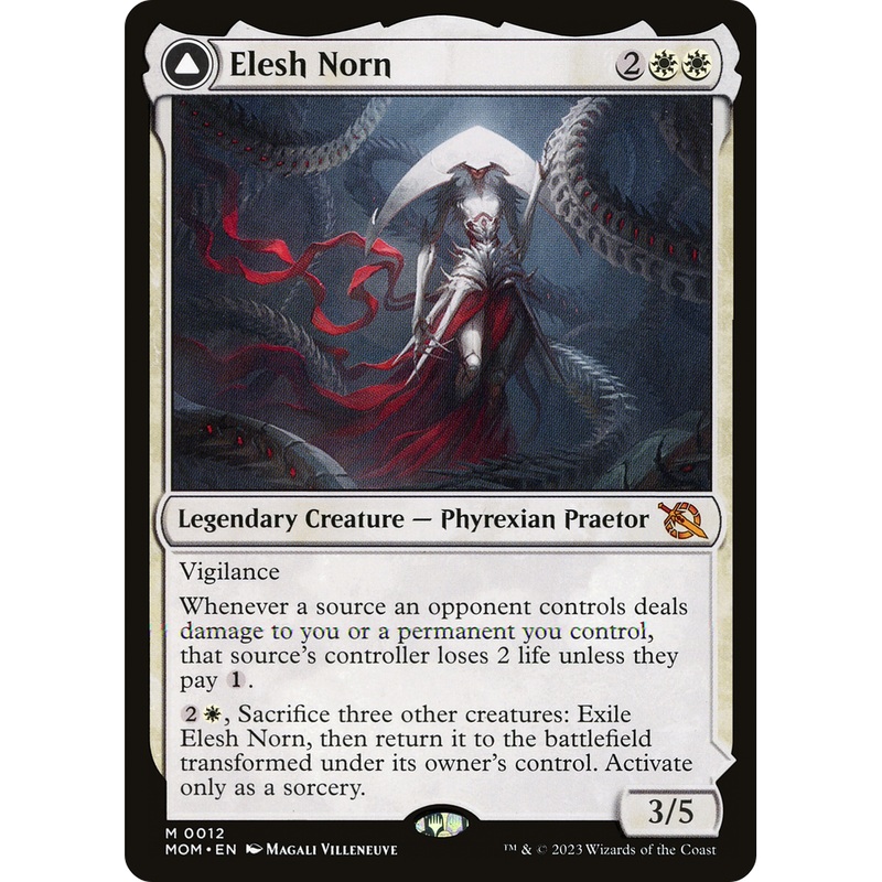 Elesh Norn // The Argent Etchings (MOM-012) - March of the Machine Foil