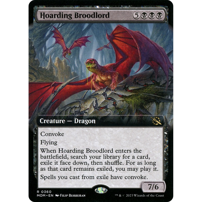 Hoarding Broodlord (MOM-360) - March of the Machine: (Extended Art)