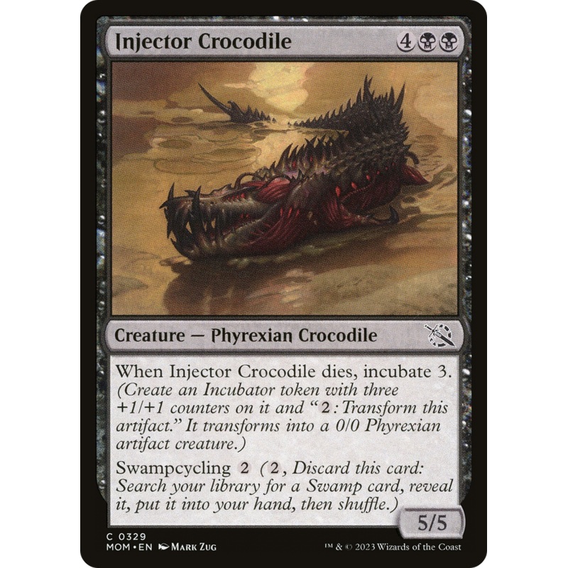 Injector Crocodile (MOM-329) - March of the Machine Foil