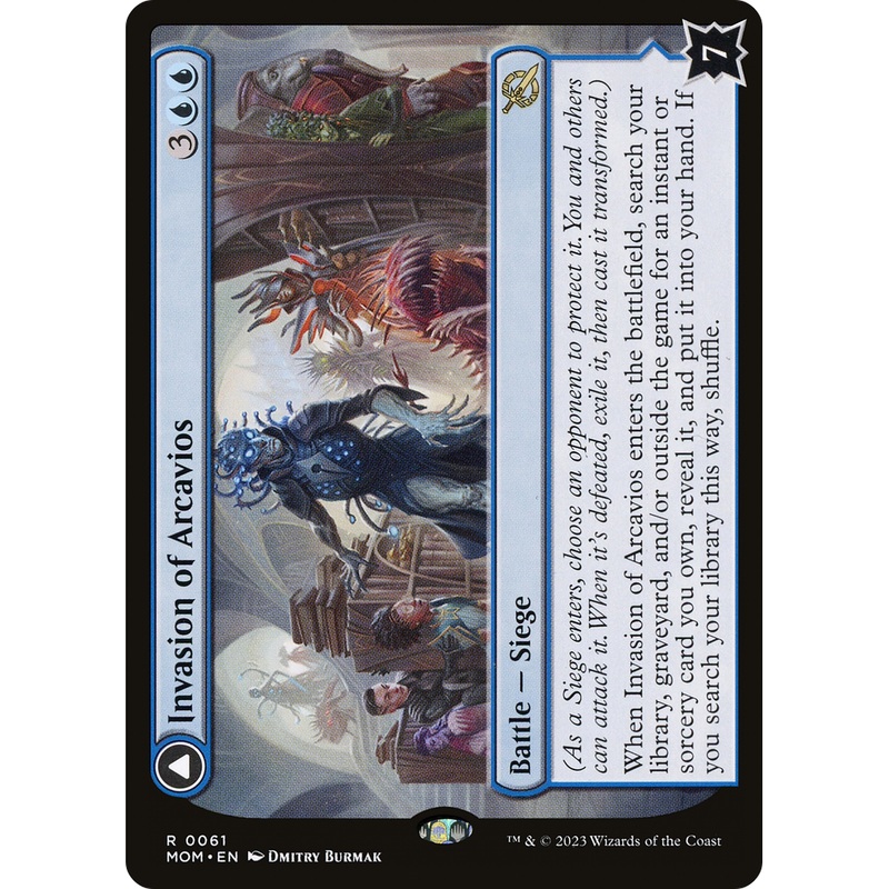 Invasion of Arcavios // Invocation of the Founders (MOM-061) - March of the Machine Foil