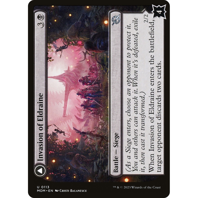 Invasion of Eldraine // Prickle Faeries (MOM-113) - March of the Machine Foil