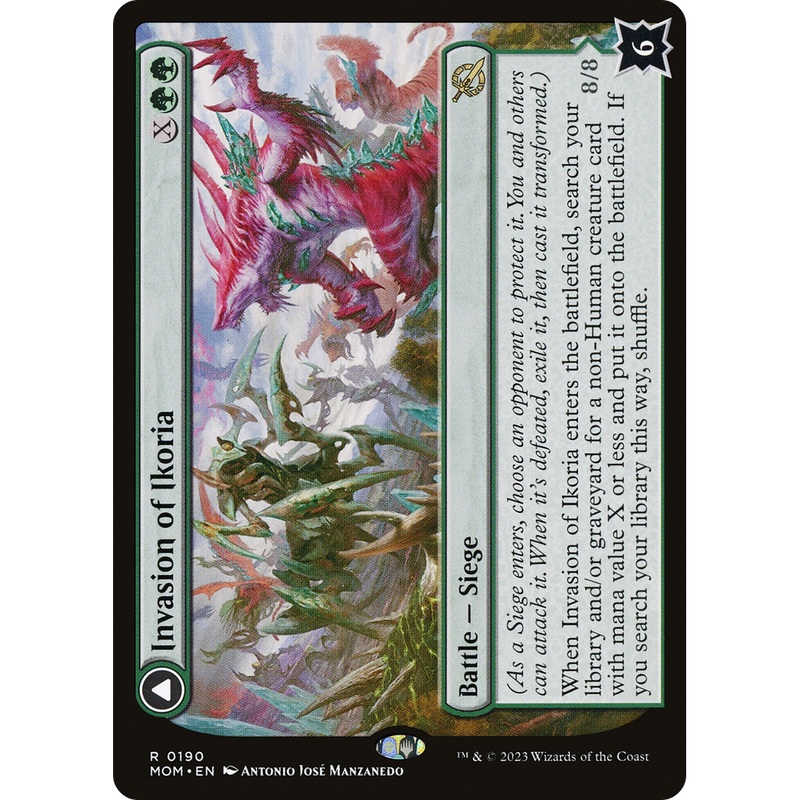 Invasion of Ikoria // Zilortha, Apex of Ikoria (MOM-190) - March of the Machine Foil