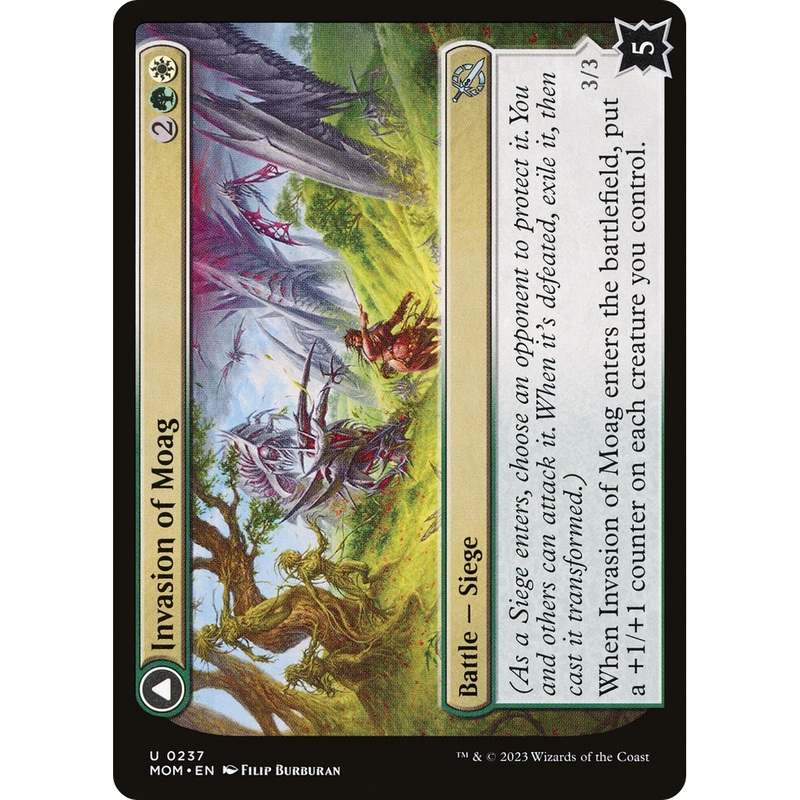 Invasion of Moag // Bloomwielder Dryads (MOM-237) - March of the Machine Foil