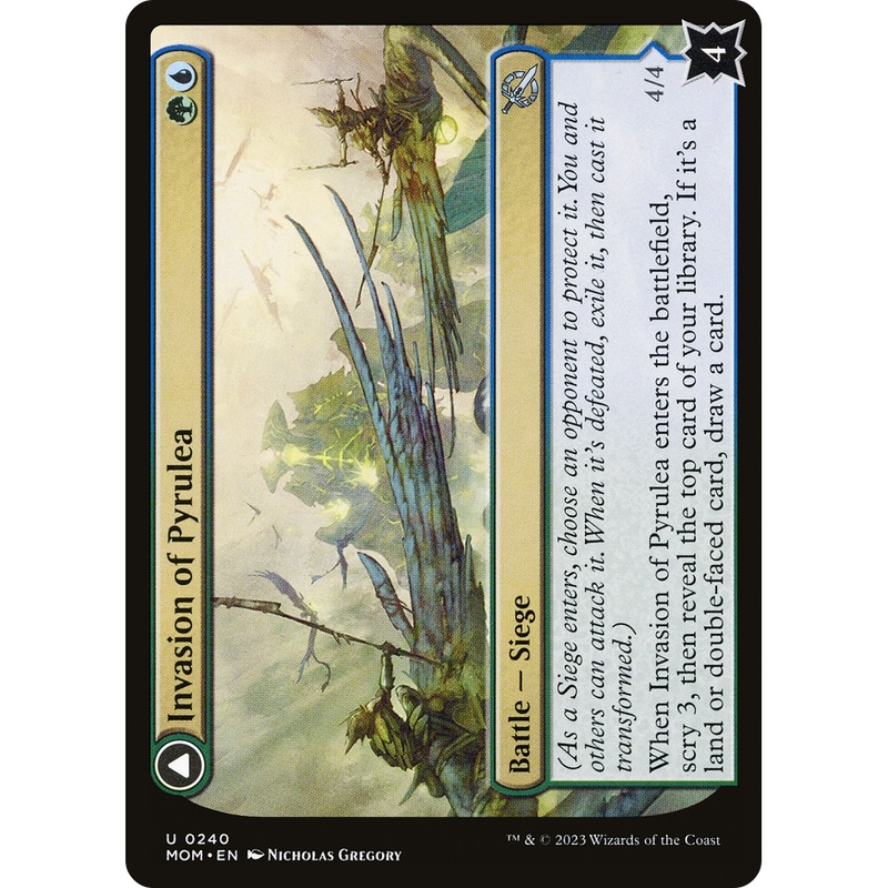 Invasion of Pyrulea // Gargantuan Slabhorn (MOM-240) - March of the Machine