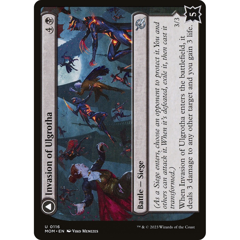 Invasion of Ulgrotha // Grandmother Ravi Sengir (MOM-116) - March of the Machine Foil