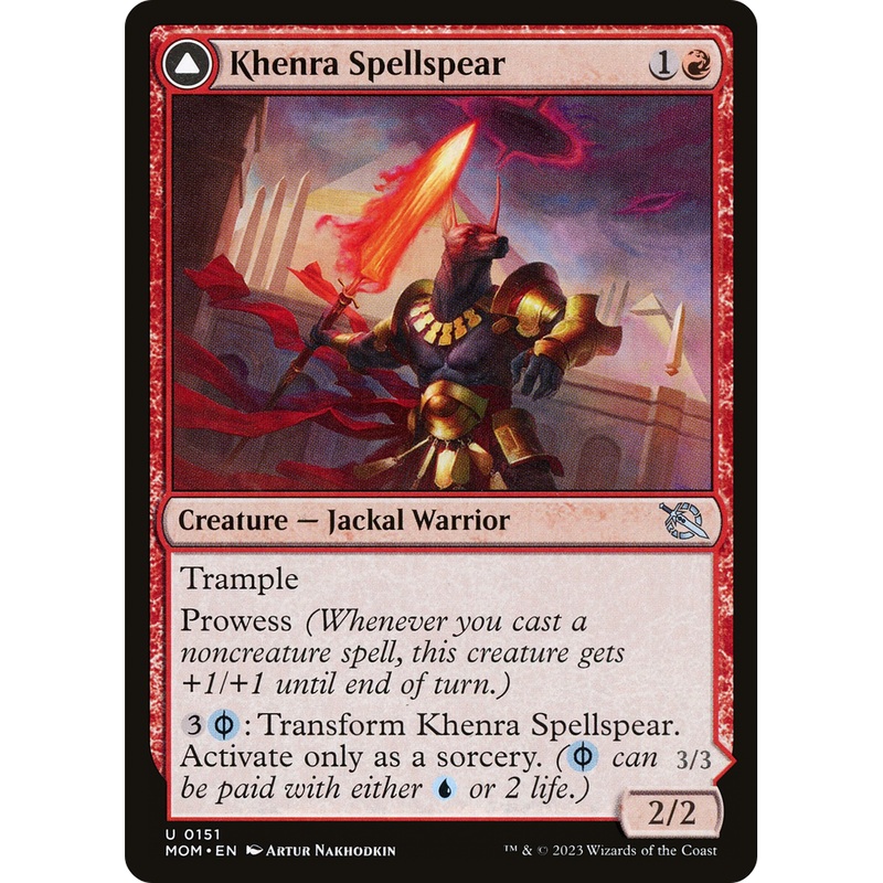 Khenra Spellspear // Gitaxian Spellstalker (MOM-151) - March of the Machine