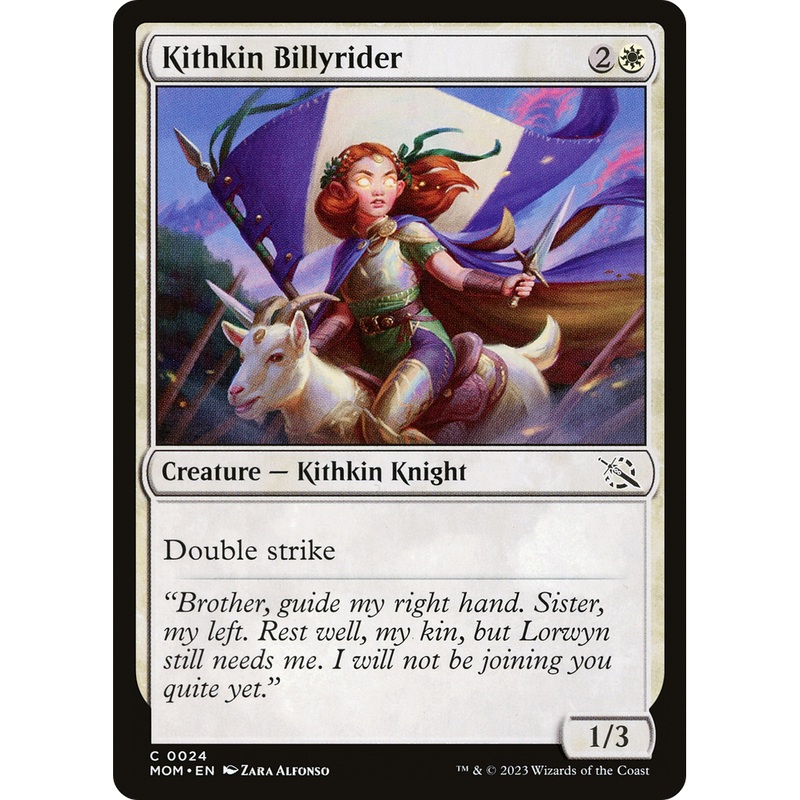 Kithkin Billyrider (MOM-024) - March of the Machine Foil