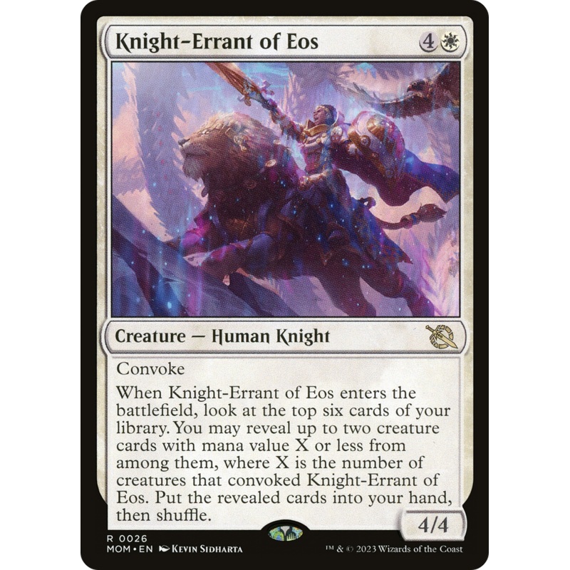 Knight-Errant of Eos (MOM-026) - March of the Machine Foil