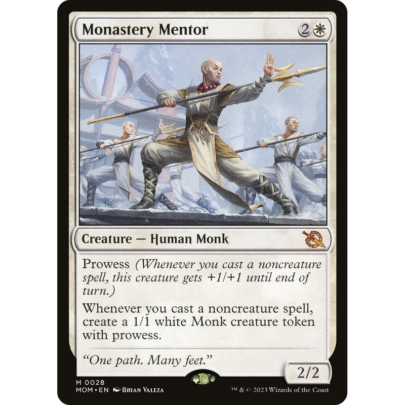 Monastery Mentor (MOM-028) - March of the Machine Foil