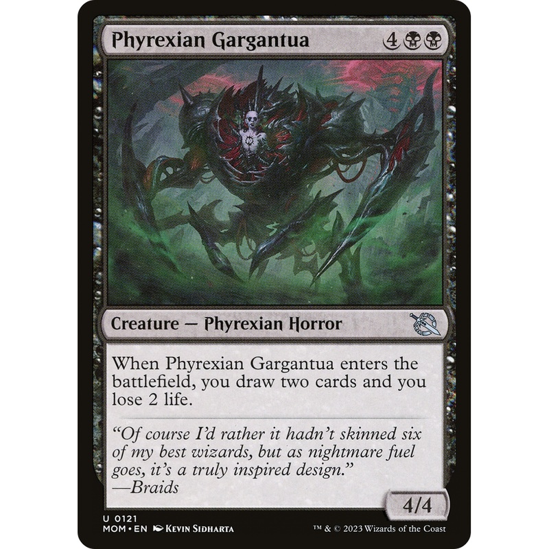 Phyrexian Gargantua (MOM-121) - March of the Machine Foil